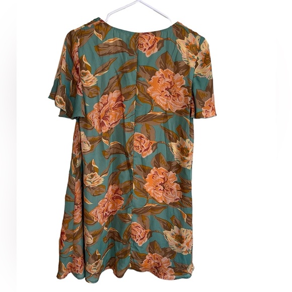 Show Me Your Mumu Floral Mini Swing Dress sz. Medium - Picture 3 of 3